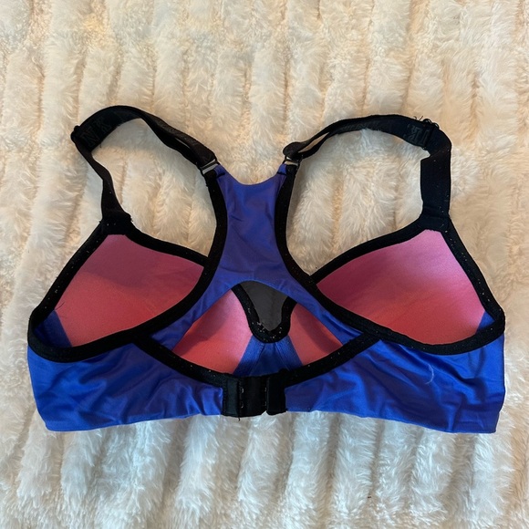 PINK Victoria's Secret Blue Padded Sports Bra - Picture 3 of 3